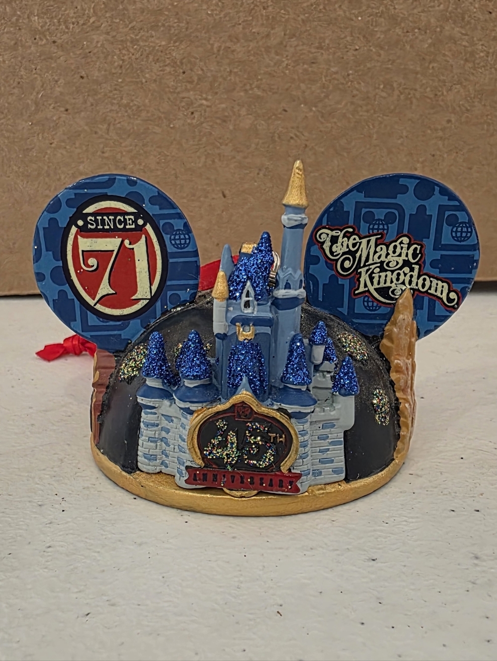 Magic Kingdom 45th Anniversary Castle Ear Decor/Ornament